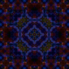 Seamless kaleidoscope pattern. Texture art