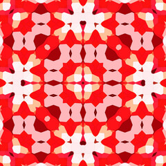 Seamless kaleidoscope pattern. Texture art
