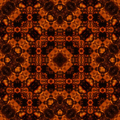 Seamless kaleidoscope pattern. Texture art