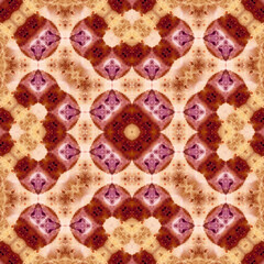 Seamless kaleidoscope pattern. Texture art