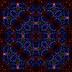 Seamless kaleidoscope pattern. Texture art