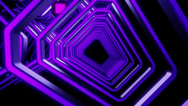 Animation Lightbox Retro Black Background