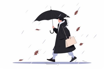 Regenschirm 01 - Farbschema 01. Beautiful simple AI generated image in 4K, unique.