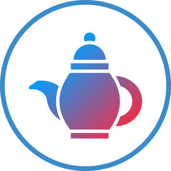 Vector Design Teapot Icon Style
