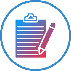 Vector Design Agenda Icon Style