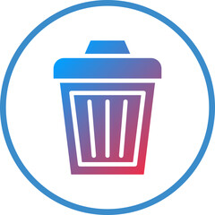Vector Design Trash Icon Style
