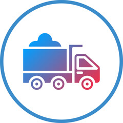 Vector Design Dump Truck Icon Style