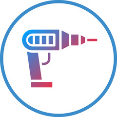 Vector Design Driller Icon Style