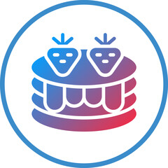 Vector Design Pancake Icon Style