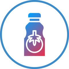 Vector Design Tomato Sauce Icon Style