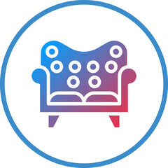 Vector Design Sofa Icon Style