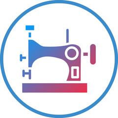 Vector Design Sewing Machine Icon Style