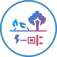 Vector Design Green Energy Icon Style