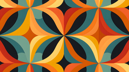retro style geometric design pattern geometric shapes design poster background