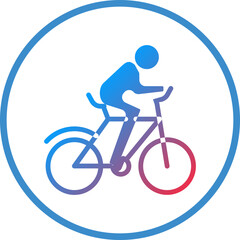 Fototapeta premium Vector Design Cycling Icon Style