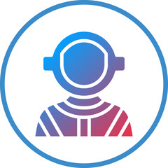 Vector Design Astronaut Icon Style