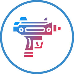 Vector Design Uzi Icon Style