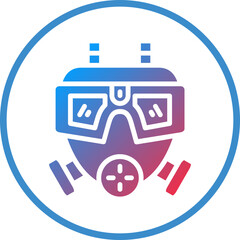 Vector Design Army Mask Icon Style