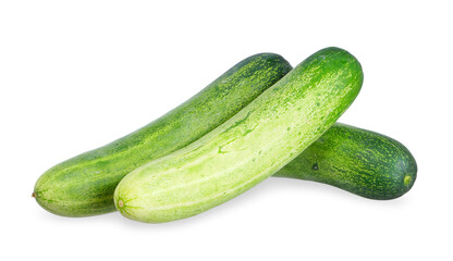 Cucumber isolated on white background