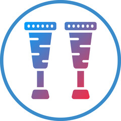 Vector Design Pegleg Icon Style
