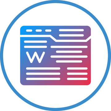 recommend clip art: Vector Design Wikipedia Icon Style