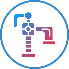 Vector Design Hand Pump Icon Style