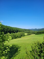 Obraz premium field and sky