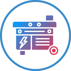 Vector Design Electric Generator Icon Style