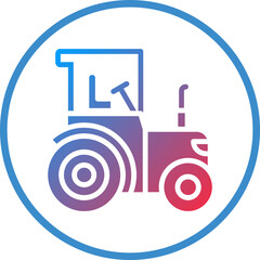 Vector Design Tractor Icon Style