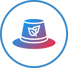 Vector Design Farming Hat Icon Style