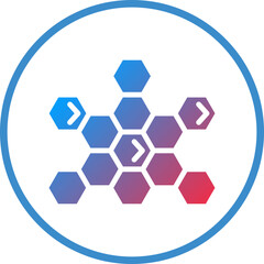Vector Design Honeycomb Icon Style