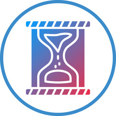Vector Design Sand Clock Icon Style