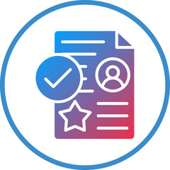 Obraz premium Vector Design Approved Icon Style