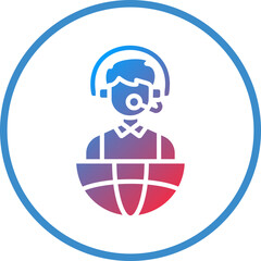 Vector Design Interpreter Icon Style