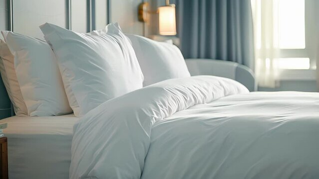 Sink into the layers of soft highthread count linens and drift off to sleep in a state of pure relaxation. .