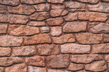 Stone wall textured effect.