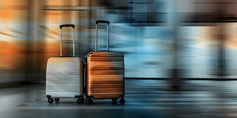 Packed Suitcases Ready for Travel, Filled with Anticipation and Adventure. Concept Travel Essentials, Adventure Gear, Packed Bags, Wanderlust Inspiration, Journey Preparation