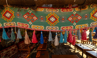 Syrian tents tassel Bedouin tents