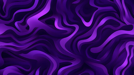 Obraz premium futuristic neon squiggle figures flyer purple hues design poster background