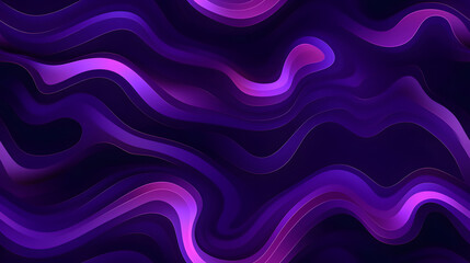futuristic neon squiggle figures flyer purple hues design poster background