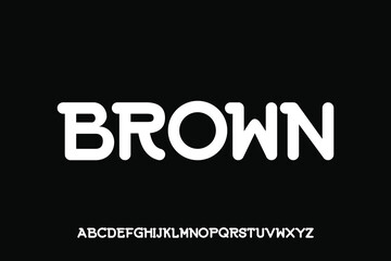 Display alphabet font vector design suitable for headline, magazine, poster, logo and many more