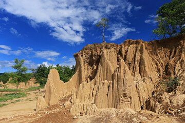 Geological beauty At Sao Din Na Noi Sri Nan National Park, Na Noi district, Nan Province, Thailand 