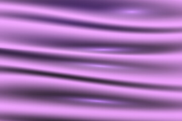 Vector texture of silk, satin, drapery fabric on luxurious background, purple latex glossy