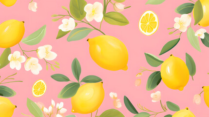 Digital lemons minimalist illustrator abstract graphic poster background
