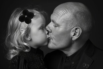 Embodying strength, wisdom,   love  a tribute to the multifaceted role of fathers in a single image