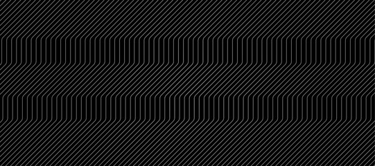 Black abstract background with diagonal white line pattern.