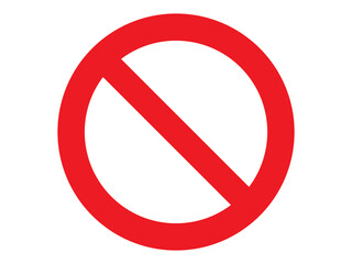 No symbol icon design illustration