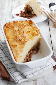 Parmentier with duck and potatoes