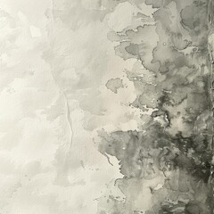 Minimalist Gentle Beige Cotton Watercolor Paper Background

