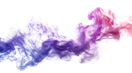Fototapeta premium violet smoke on transparency background png , purple smoke
